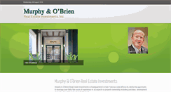 Desktop Screenshot of murphyobrienre.com